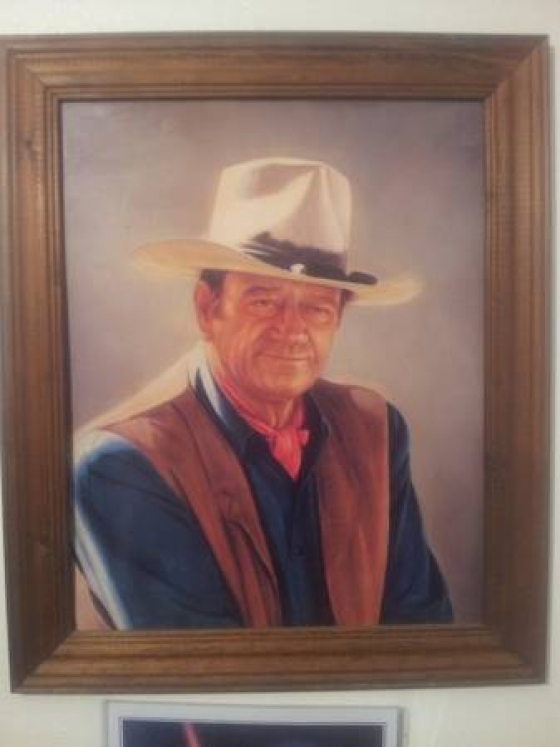 John Wayne portrait - $50 (Downey)