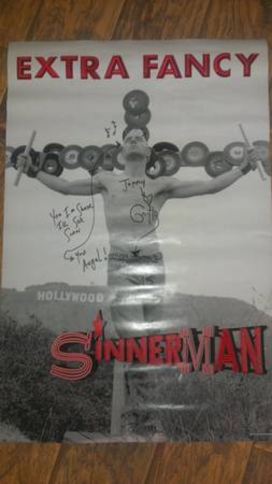 Sinnerman Extra Fancy 2 sided poster with endearment Jerry to Grillo