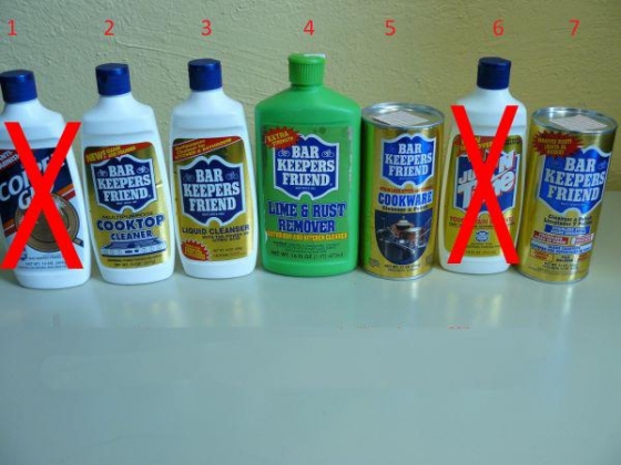 $1, Bar Keepers Friend Products