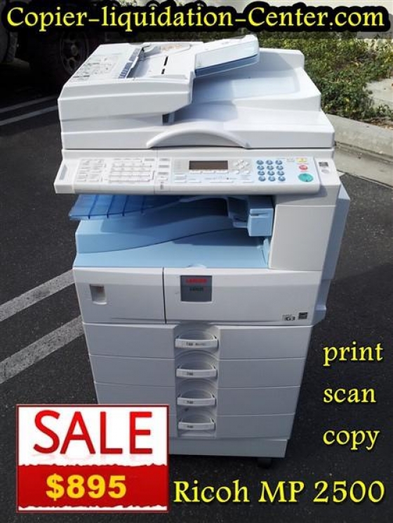 $875, Copiers Orange County, OC . . . . BANK REPO 80% OFF on Low Meter copier printers