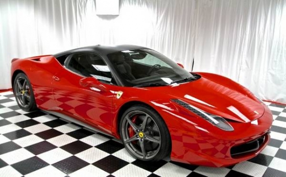 Ferrari 458 italia for rent exotic rental - $1200