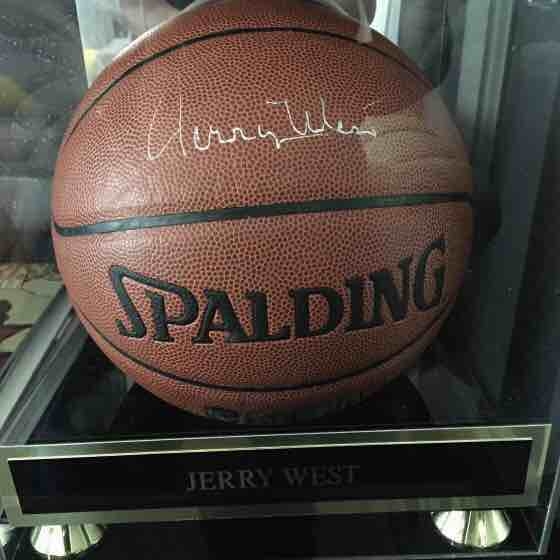 Jerry West Signed Ball