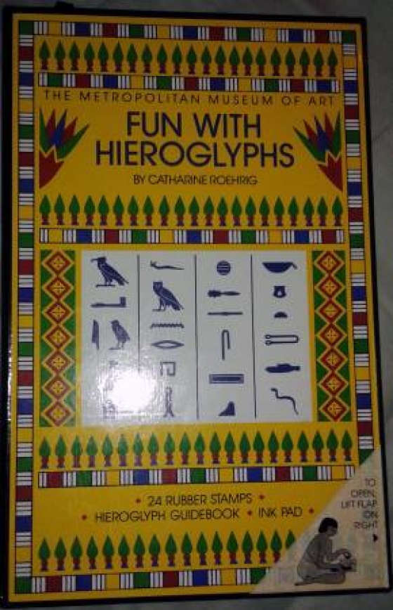 NEW Fun With Hieroglyphs by Catharine Roehrig Rubber 24 Rubber Stamps